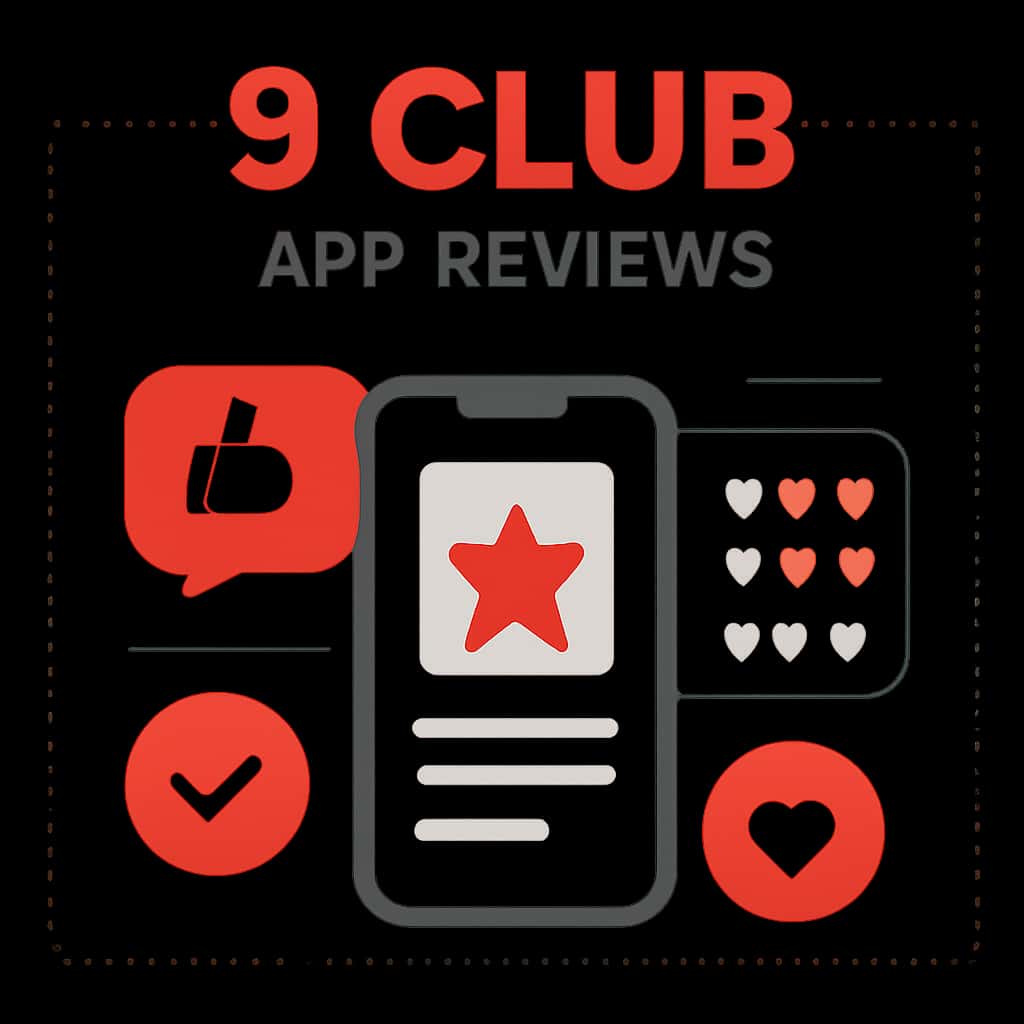 An educational diagram related to the 9 Club App Reviews.