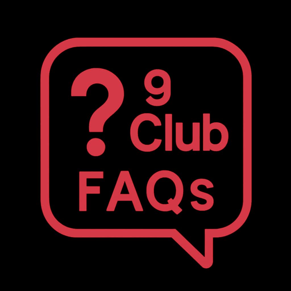 An icon representing FAQs for the 9 Club.