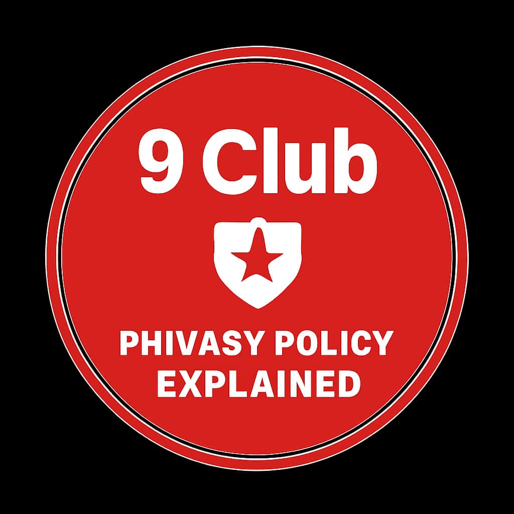 An icon depicting 9 Club Privacy Policy as a guide.