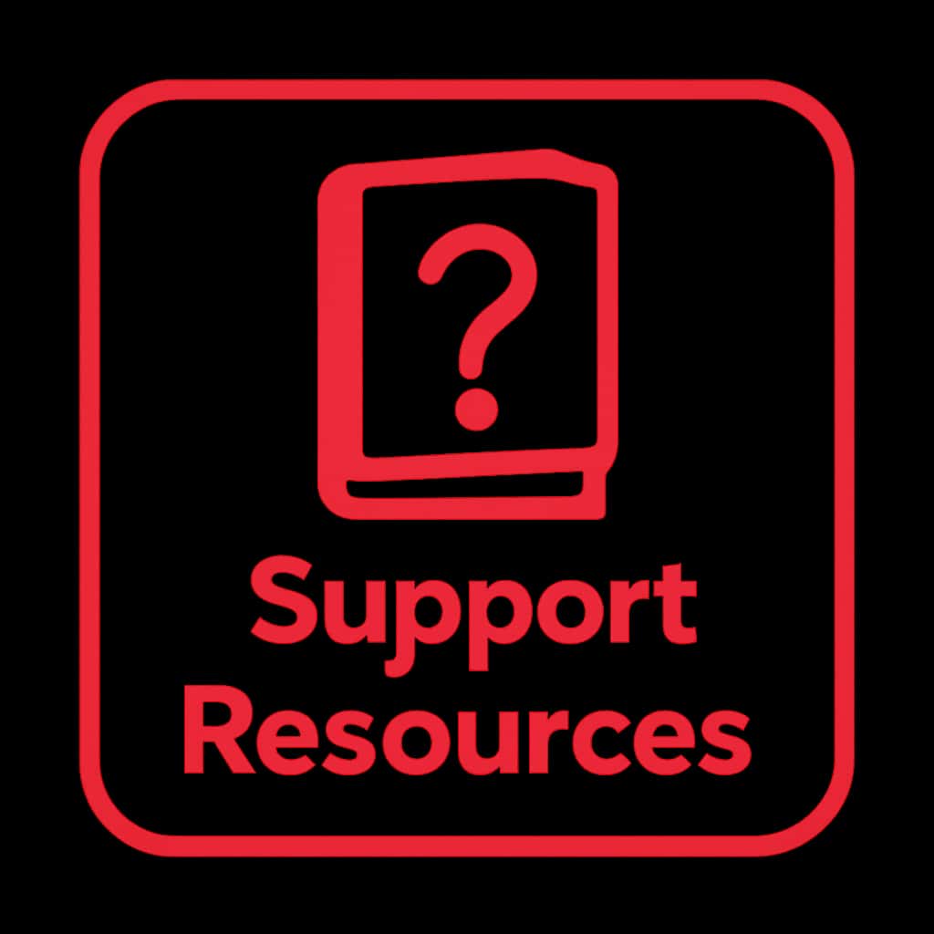 Icon representing support resources for 9 Club.