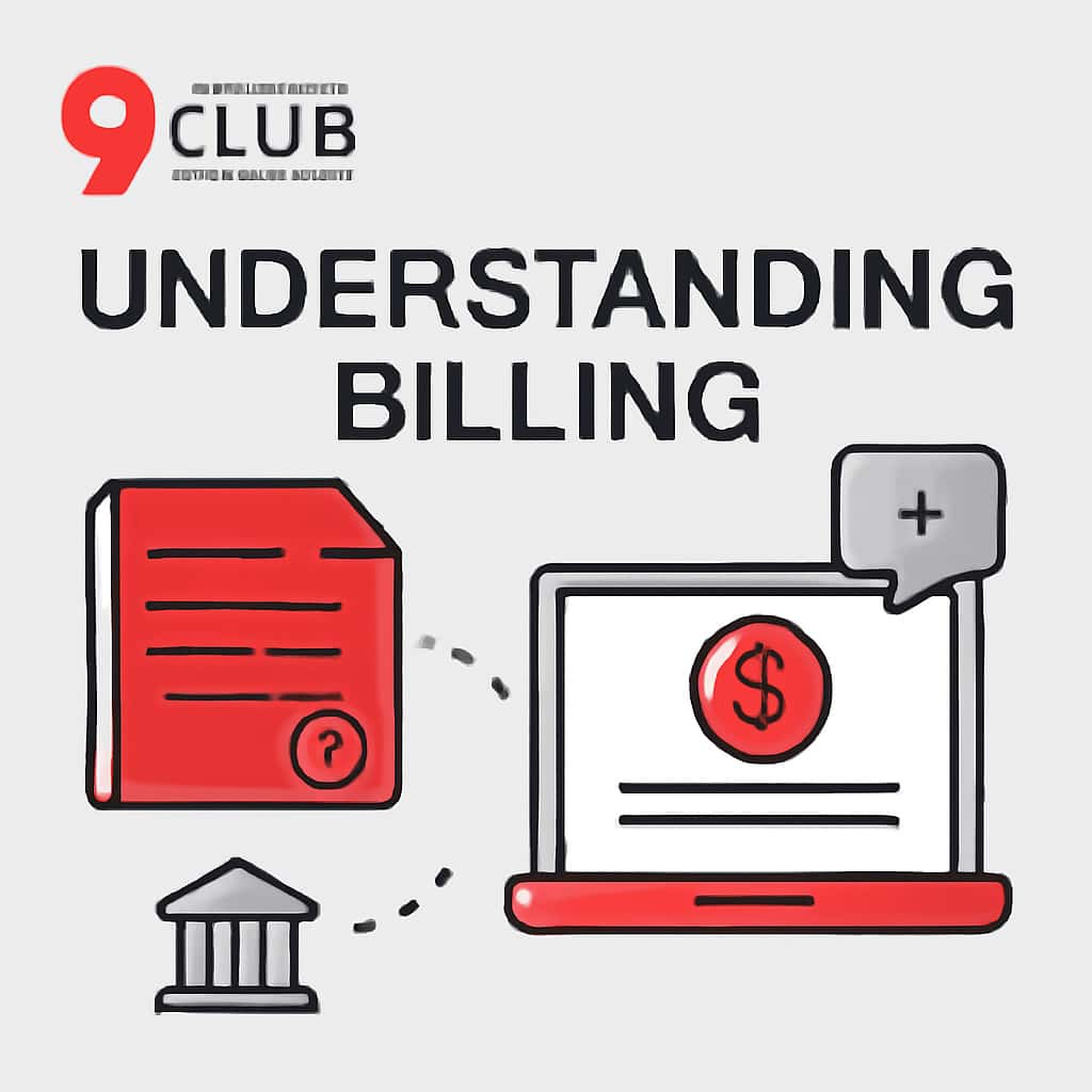 Diagram illustrating key concepts of 9 Club Billing.