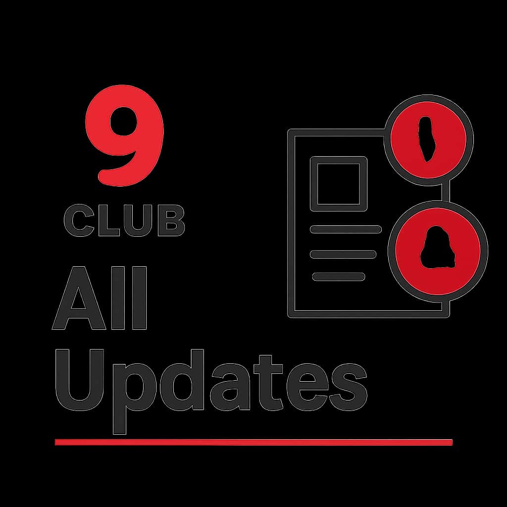 An educational diagram about All 9 Club updates.